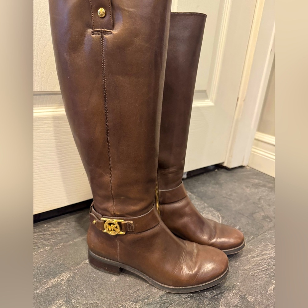 Brown Size 7 Michael Kors Tall Boots